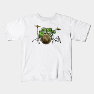 Drum Set Kids T-Shirt